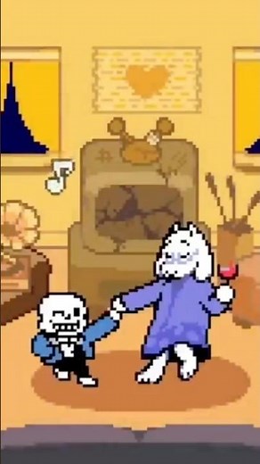 Sans And Toriel Dancing The Ol’ Jitterbug Deltarune Chapter 4 #deltarune #undertale