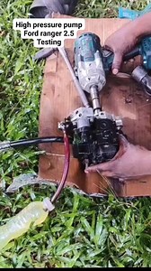 Ford ranger 2.5 high pressure pump testing. #highpressurepump #FordRangerWildtrak #followers #friends @highlight | Victor A Espinar