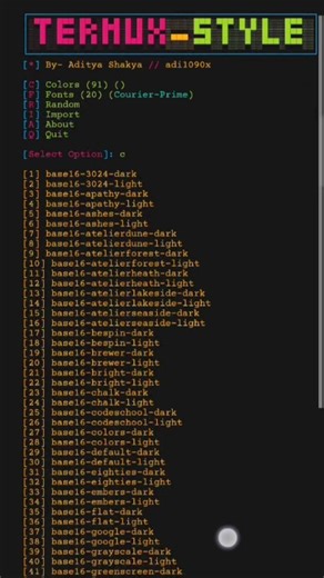 Termux them change 🤯 #termux #ytshorts #ethicalhacking #shorts