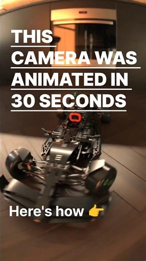 This Blender Camera Was Animated in 30 Seconds.