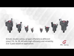 PN Self-centering angular pneumatic grippers
