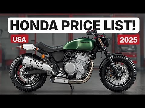 2026 Honda Motorcycle Lineup & Prices | Full Review of 20 New Honda Bikes