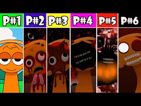 All Phases In Sprunki PYRAMIXED: From Phase 1 To Phase 6 FULL Animated!