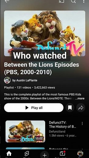 between the lions #betweenthelions #reading #books #pbs #2000