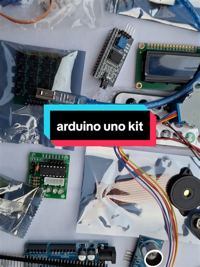 🚀🔥 ARDUINO UNO STARTER KIT 🔥🚀 💡 Learn Electronics & Coding the FUN & EASY Way! 💻 Perfect for 👨‍🎓 students 🛠️ beginners, and 🤖 makers Build amazing projects with Arduino, sensors, motors & LEDs 👉 🔌 Arduino Uno USB Cable 👉 📟 16×2 LCD Display 👉 🧱 Breadboard 👉 📡 Ultrasonic Sensor 👉 ⚙️ Stepper Motor ULN2003 Driver 👉 🔄 SG90 Servo Motor 👉 🌡️ DHT11 Temp & Humidity Sensor 👉 🕹️ Joystick Module 👉 💦 Water Level Sensor 👉 🔔 Active & Passive Buzzers 👉 🔢 4×4 Keypad 👉 🔐 RFID RC52