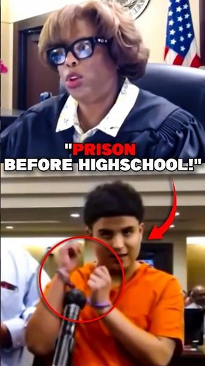 TEEN THIEF Gets SERVED By the Judge! #shorts #courtroomdrama #karma