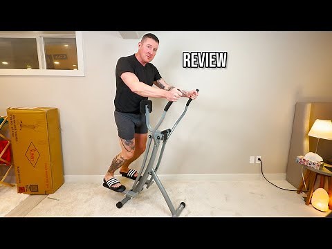 Sunny Health and Fitness Air Walk Trainer Glider Exercise Machine REVIEW