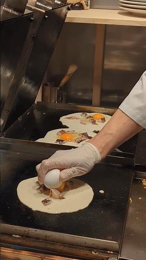 いかやき やまげん 大阪・京橋本店 定番 玉子入りいか焼き（ソース味）#japanesefood