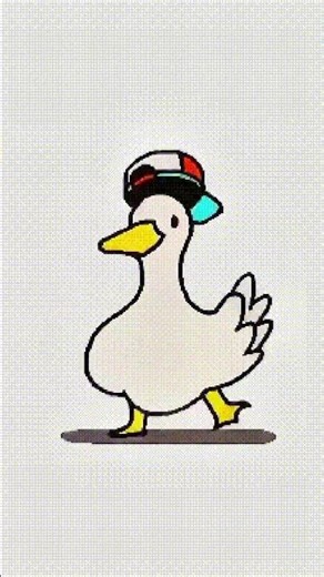 TUTORIAL duck gif 🪿🐣🐥. #trending #youtubeshorts #shortsfeed #viral #foryou #reels #gift #funny #1k