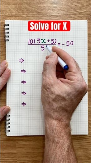 Calculate the Value of X. Linear Equations #math #satmath #mathtricks #education