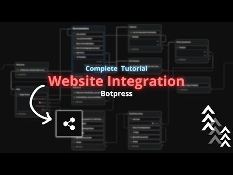 How to Publish a Botpress Chatbot to Websites | Botpress Tutorial