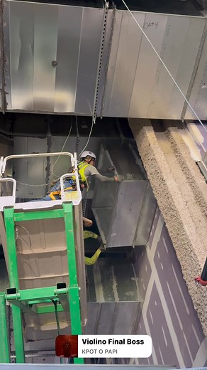 Installing Ducts at High Altitude 💪🔥 #Viral #FYP #ConstructionLife #SheetMetalWork #DuctInstaller #HVACLife #LiftWork #WorkingAtHeights #SheetMetalCrew #HardWorkPaysOff #ConstructionWorker #JobInProgress #BlueCollarPride #SkilledTrades #RoofJob #Ductwork #TradeLife #WorkInProgress #MetalFabrication #HVACTechnician | Tony Go