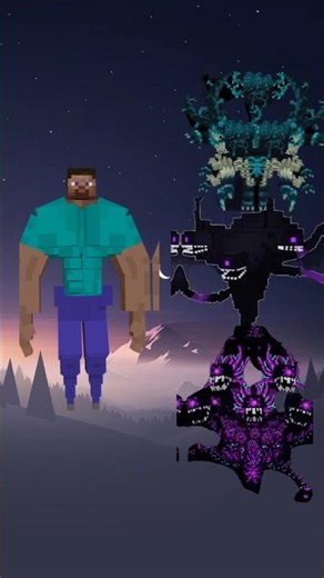 Minecraft mutant steve vs All mobs 🥶