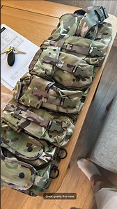 KitPimp Hybrid British Army Airborne MTP Webbing Tailored Multicam Military Belt  | eBay UK