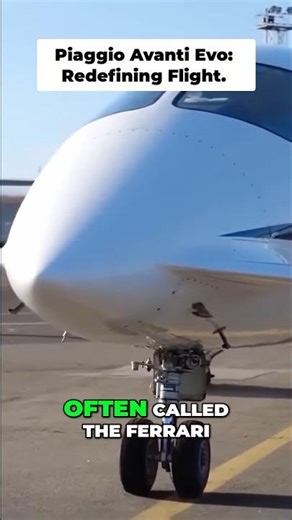 Why the Piaggio Avanti Evo is the Ferrari of the Skies #privatejets #aviation #luxuryaircraft