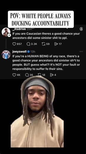 S/o To all my white alies out there don’t be this guy 😭 #pov #funny #explorepage✨ | Mani Jurdan