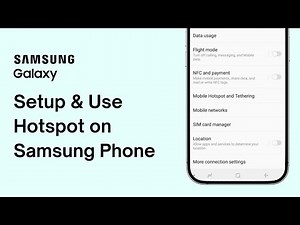 How To Setup & Use Mobile Hotspot On Samsung Phone - Easy Solution | HTG