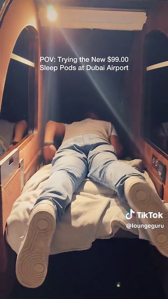 Experience the Sleep N Fly Lounge at Dubai Airport