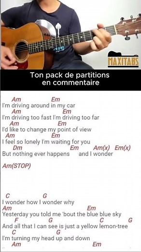 LEMON TREE - Tuto Guitare Facile