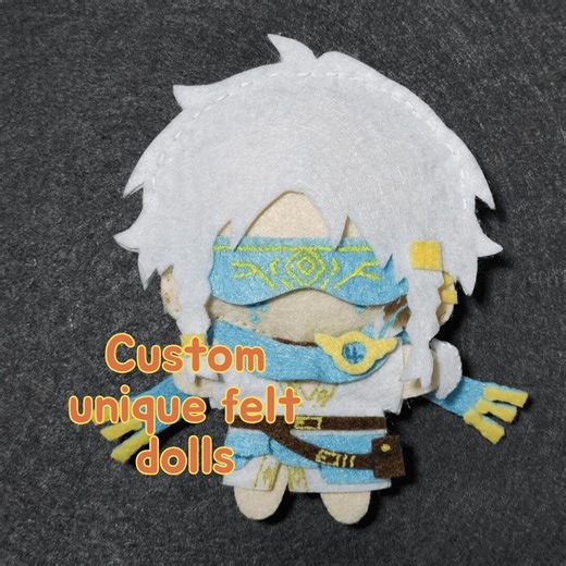 Custom Felt Dolls~custom Dolls Based on Photos~10cm Accessory Dolls~dolls With Changeable Clothes/hairstyles~customized Personalized Dolls - Etsy
