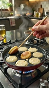 Molten Nutella Pancake Bites