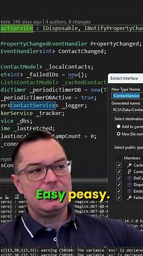 Implement Interfaces in C# FAST (CTRL + .)