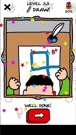 Just Draw Level 33 (August 3) Walkthrough