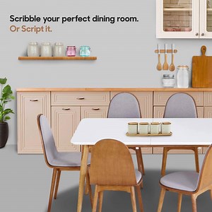 You’ve been sketching your dream dining space, now Script it. Order the most aesthetic furniture for your home at bit.ly/sinewydining #ScriptYourSpace #ScriptSomethingNew | Script Online
