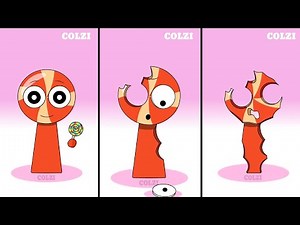 Sprunki OC Candy Nom in All Phase