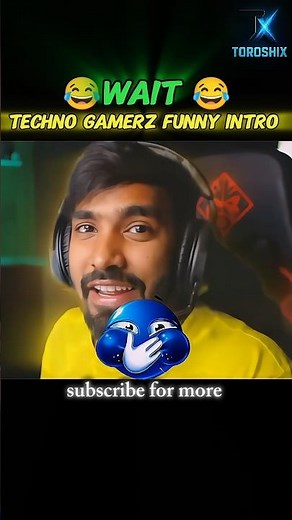 Techno Gamerz Funny Intro 😂 | Epic Start You Can’t Miss!‪@TechnoGamerzOfficial‬ #shorts #gamer