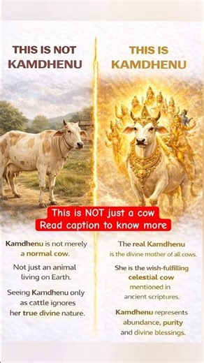 Kamdhenu Is NOT a Normal Cow 😳 | Real Truth #kamdhenu #mother