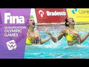 Re-Live: Duet Free - FINA Synchronised Swimming Olympic Games Qualification - Rio de Janeiro