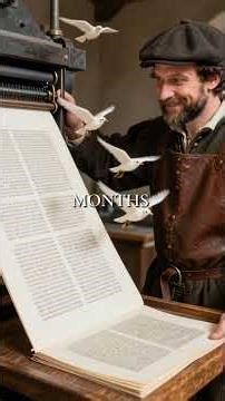 How Gutenberg's Printing Press Destroyed an Entire Economy Overnight