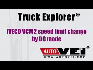IVECO VCM2 speed limit change by DC2