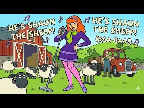 Daphne Blake Singing Shaun The Sheep Theme Song