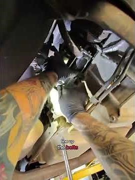 Starter replacement on Chevy express van #mechanic #carrepair #chevy