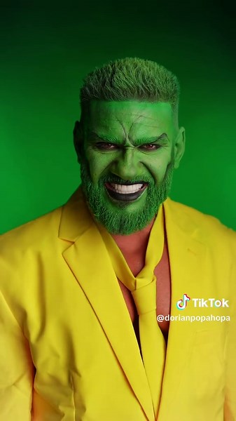 Spooky Halloween Party with The Mask Makeup