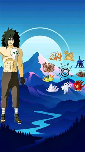 who is strongest #madarauchiha#vs#teilbeast#anime #naruto #narutoshippuden #vs