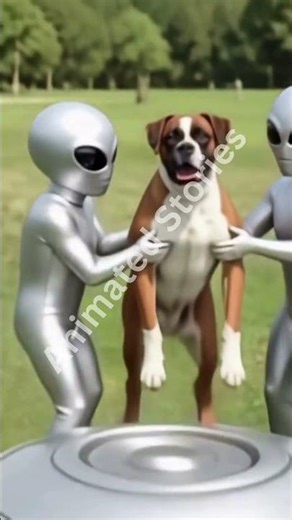 Alien Kidnap the dog | Animal kidnap | Animated Stories |