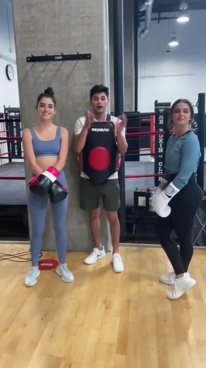 Ryan Garcia Body Shot Challenge with Addison Rae and Dixie D'Amelio
