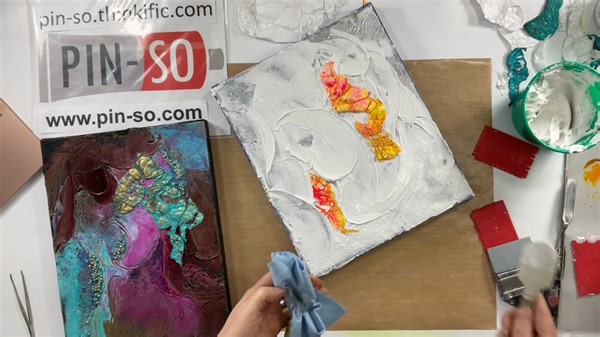 1.8K views · 13 reactions | Un petit bout du direct avec papier tyvek et pâte flexible #pinso #liquitex #artvisuel #mixedmédia | Pin-So | Facebook