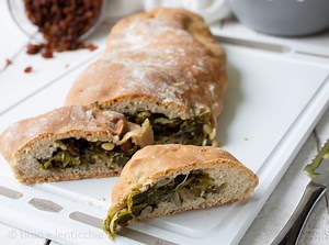 Pizza di scarola a strudel - Timo e lenticchie