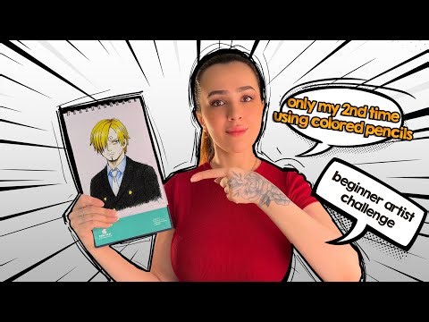My Colored Pencil Drawing of Sanji | Beginner Artist Challenge