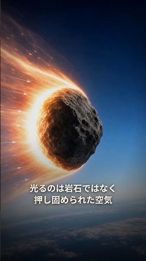 なぜ流れ星は、摩擦で光らないのか｜30秒物理