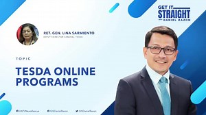 TESDA ONLINE PROGRAMS ang ating pag-uusapan kasama si Ret. Gen. Lina Sarmiento, ang Deputy Director General ng Technical Education and Skills Development Authority. Aired: February 18, 2022 Subscribe to our official YouTube channel, https://www.youtube.com/UNTVNewsandRescue Be the first to know about the latest updates on COVID-19 pandemic, lockdowns, community quarantine, new normal, and #SerbisyongBayanihan​. We Serve the People. We Give Glory To God! #COVID19PH​ #SerbisyongBayanihan​ #UNTVNew