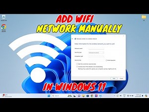 How to Add Wireless Wifi Network Manually in Windows 11 PC or Laptop | ITC Tutorial