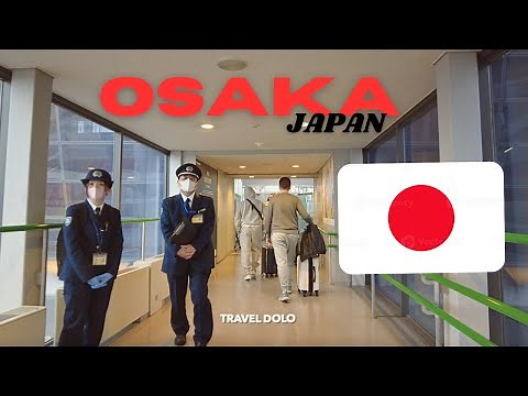 ARRIVING in OSAKA, JAPAN!! Kansai International Airport (KIX)