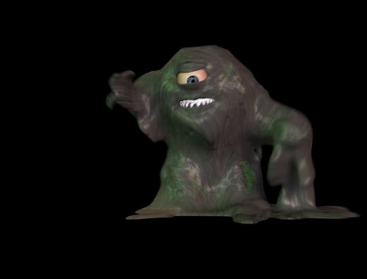 The Tar Monster: Creating a Character With Fluid Simulation (SIGGRAPH Sketch)