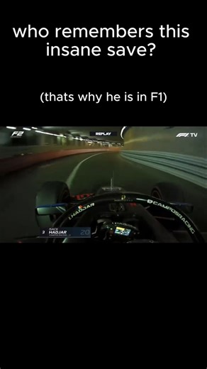 P4G EDIT on Instagram: ""During F2 qualifying at Monaco 2024, Isack Hadjar pulled off one of the most insane saves of the season. Flying through the tunnel at top speed, a slower car suddenly appeared right in front of him. In a split-second reaction, Hadjar swerved just inches from disaster—yet kept control and stayed on the racing line like nothing happened. Pure reflexes, pure racecraft." #IsackHadjar #MonacoF2 #TunnelSave #RacingInstinct #ReflexMaster #FearlessDriving #F2Moments #NextGenTale