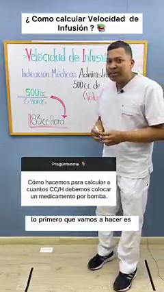 ¿Cómo calcular velocidad de infusión? 📚 | Jesus Enfermero